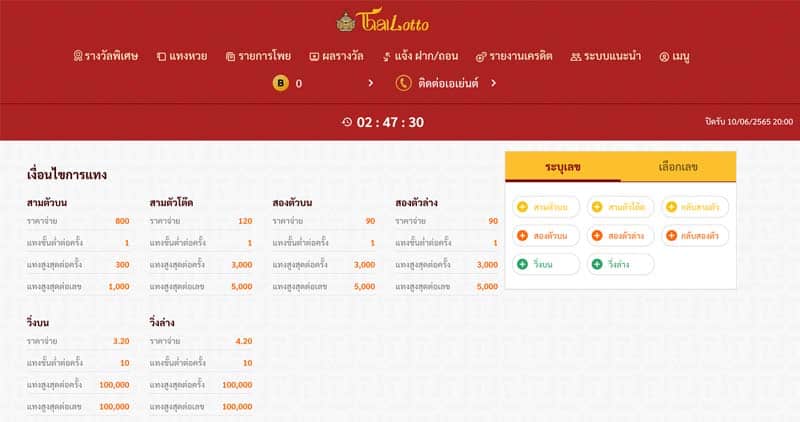 หวยลาว-Thailotto