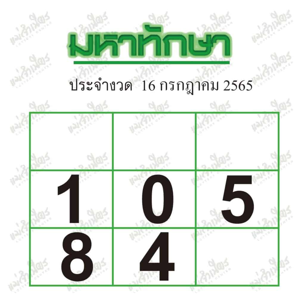 หวยซอง หวยมหาทักษา-160765