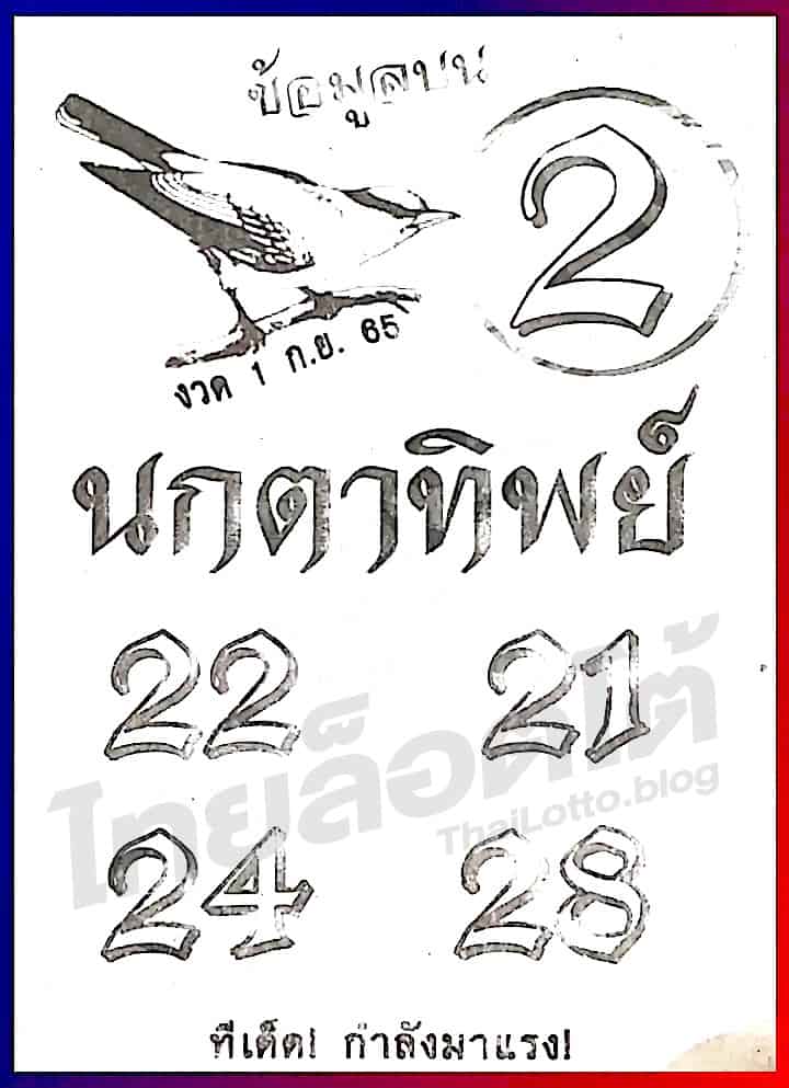 หวยซอง หวยนกตาทิพย์-010965