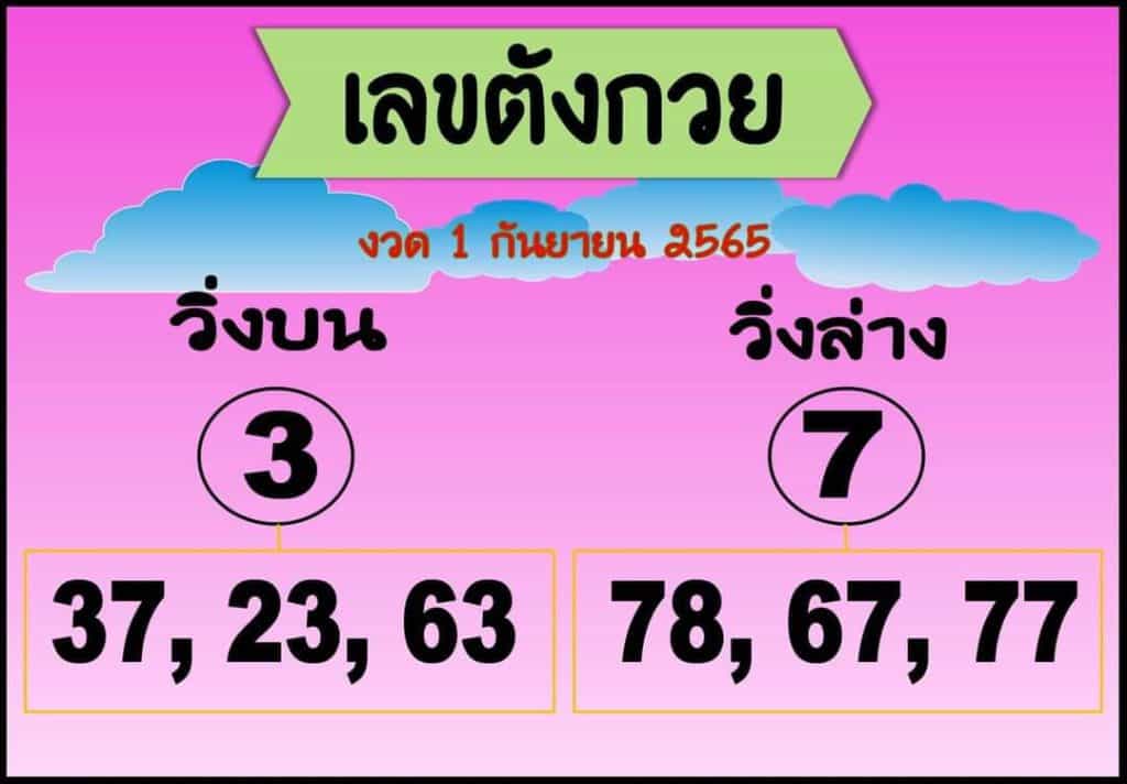 หวยซอง หวยเลขตังหวย-010965