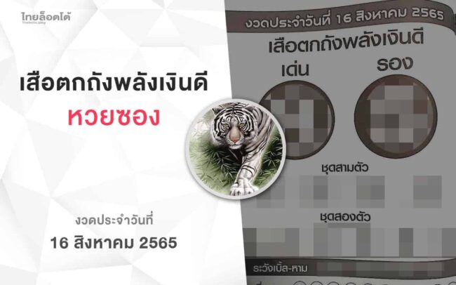 หวยเสือตกถังพลังเงินดี-160865