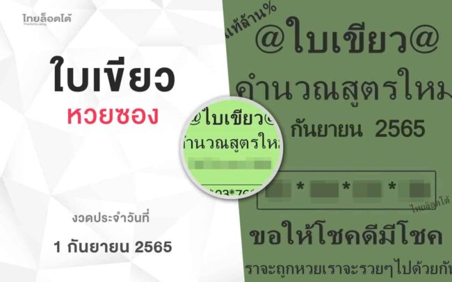 หวยใบเขียว-010965