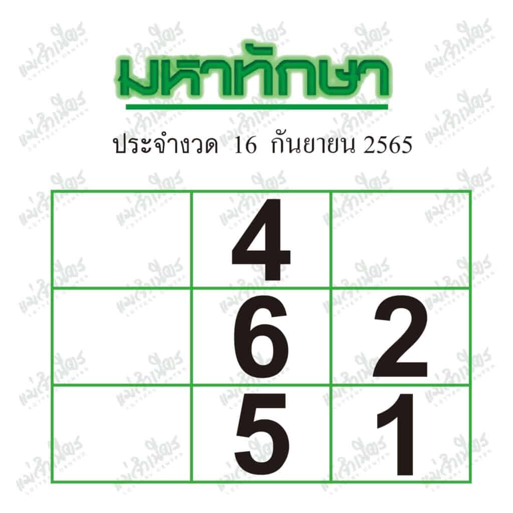 หวยซอง หวยมหาทักษา-160965