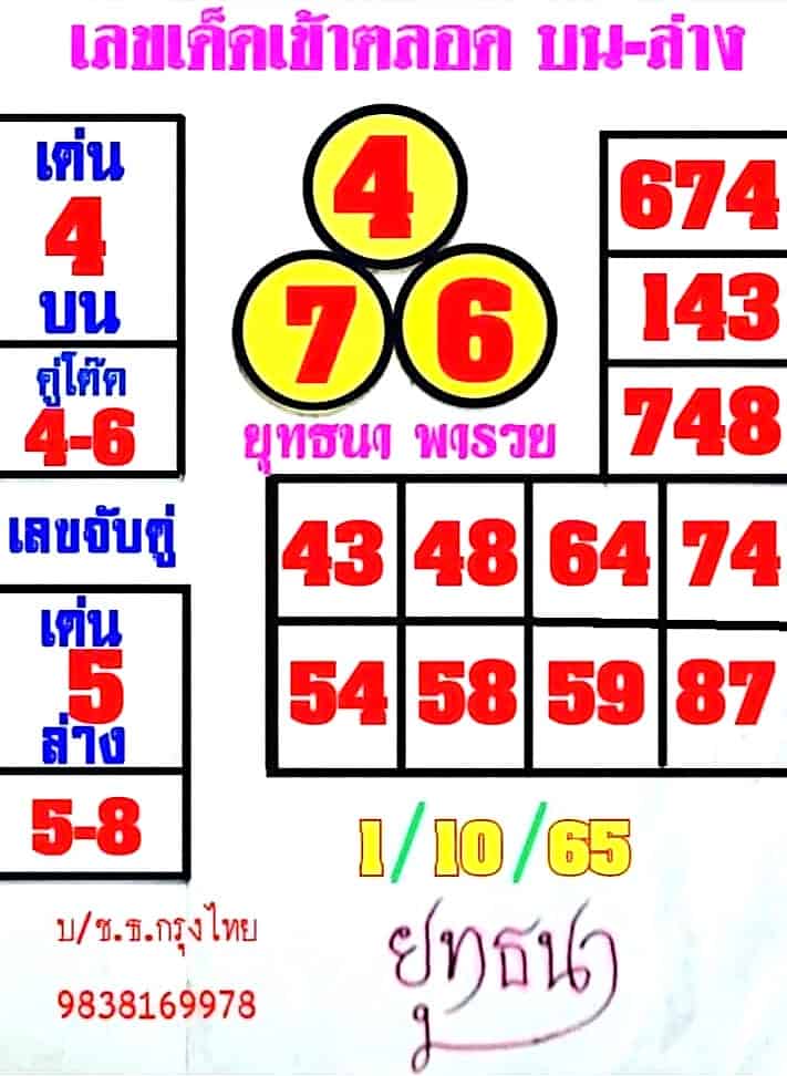 หวยซอง หวยยุทธนาพารวย-011065