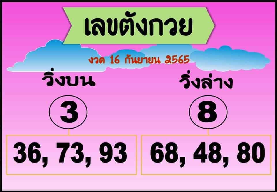 หวยซอง หวยเลขตังกวย-160965