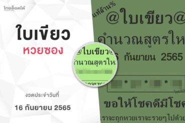 หวยใบเขียว-160965