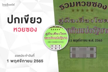 หวยปกเขียว-011165