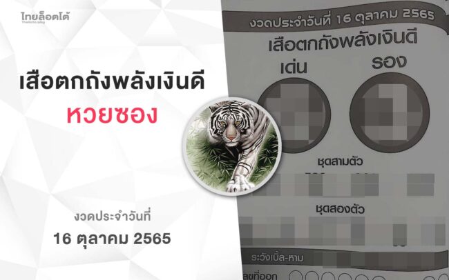 หวยเสือตกถังพลังเงินดี-161065