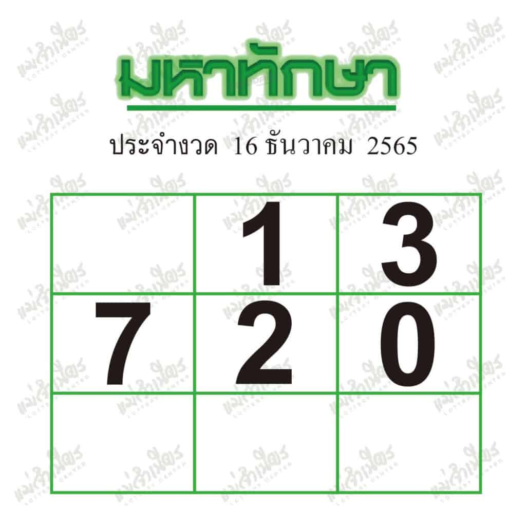 หวยซอง หวยมหาทักษา-161265