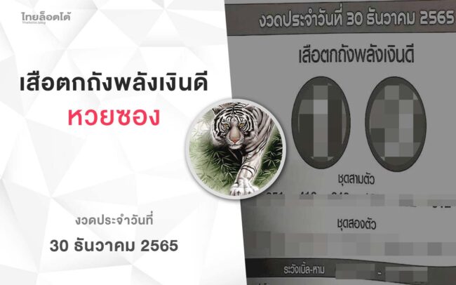 หวยเสือตกถังพลังเงินดี-301265