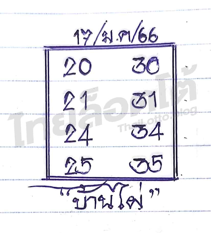 หวยซอง หวยบ้านไผ่เมืองพล-170166