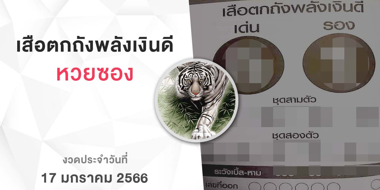 หวยเสือตกถังพลังเงินดี-170166