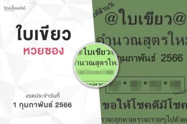 หวยใบเขียว-010266