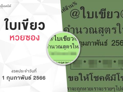 หวยใบเขียว-010266