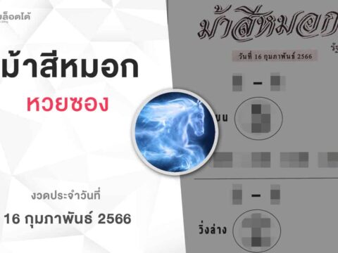 หวยม้าสีหมอก-160266
