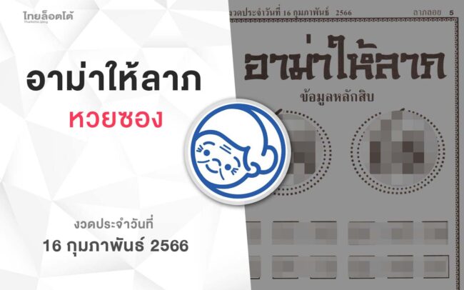 หวยอาม่าให้ลาภ-160266