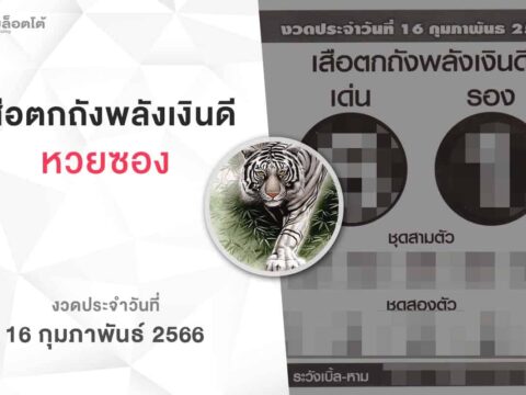 หวยเสือตกถังพลังเงินดี-160266