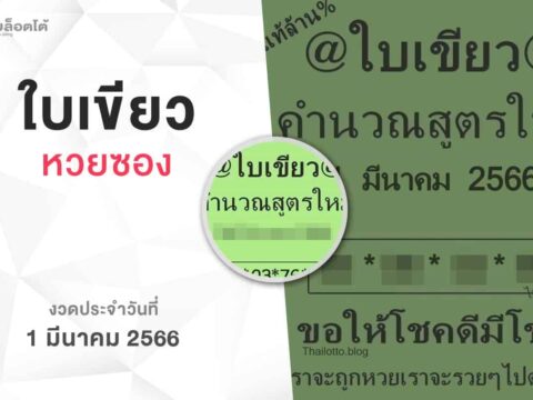 หวยใบเขียว-010366